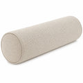 Zylinderkissen 20 x 60 cm Creme Textilbezug mit weicher Polsterung