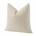 Dekokissen 45 x 45 cm Creme Strukturgewebe quadratisch